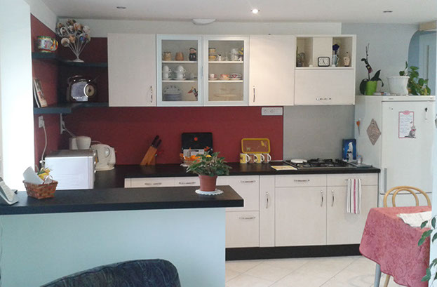 maison ossature bois d'architecte et contemporaine à basse consommation d'énergie à Dijon